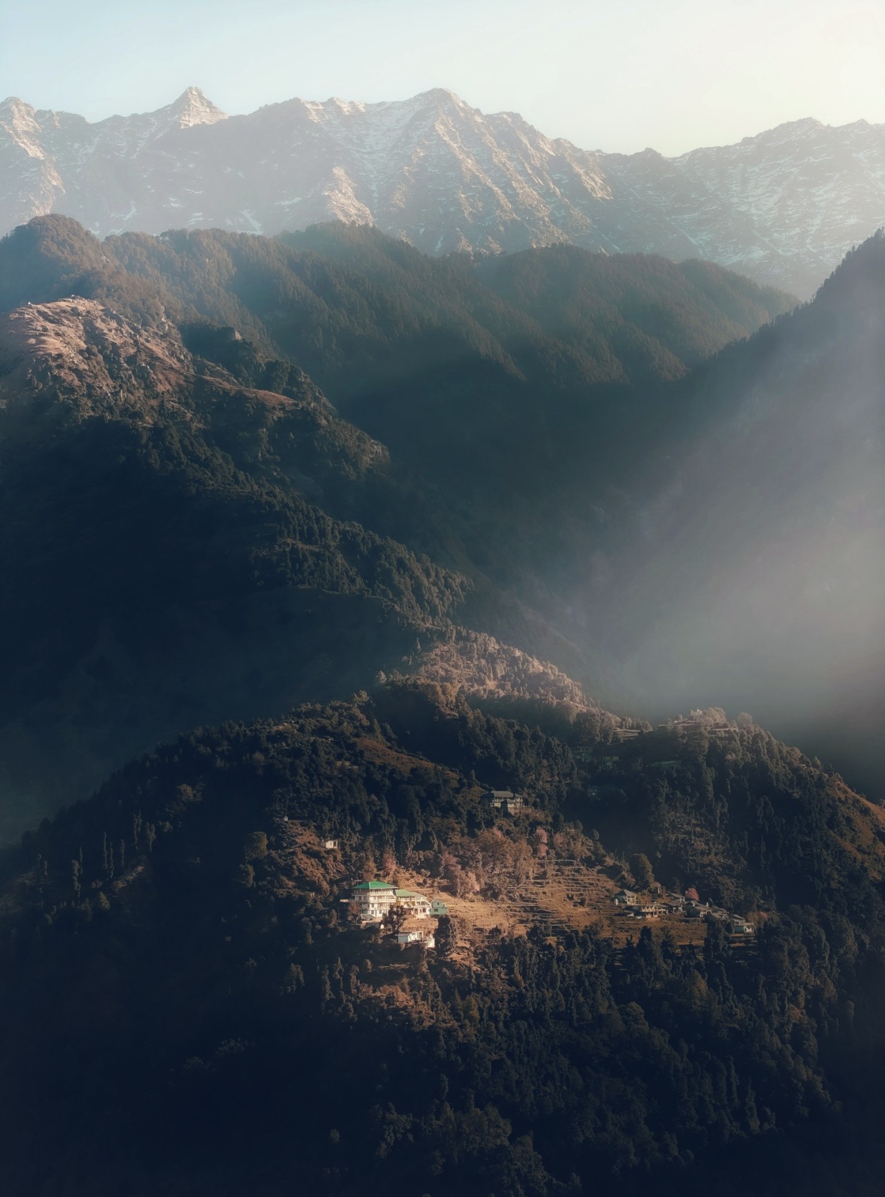 Naddi village, himachal pradesh, india. Free Landscapes photos